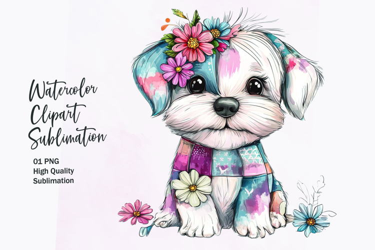 Cute Dog Illustration Image 16