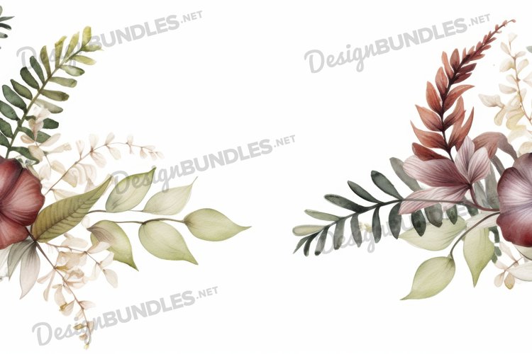 Jungle Leaves Clipart Image 17