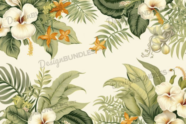 Jungle Leaves Clipart Image 16