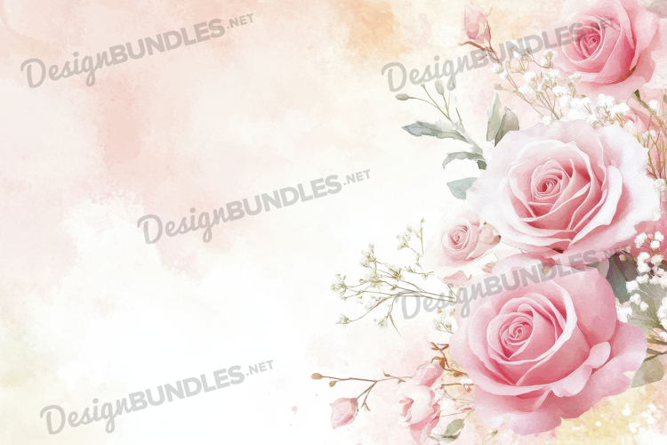 Pink Watercolor Backgrounds Image 14