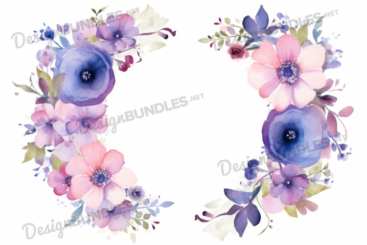 Flower Border Clipart Image 9