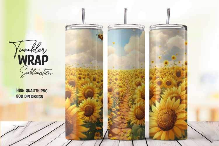 Fox Floral Tumbler Wrap