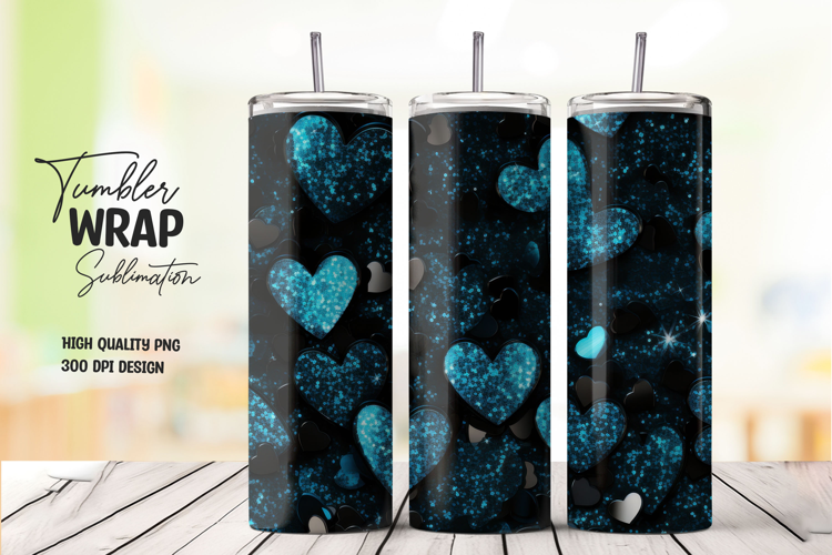 Heart Glow Tumbler Wrap