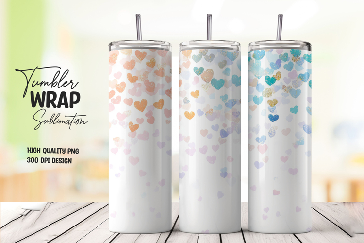 Blue Dot Pastel Tumbler Wrap
