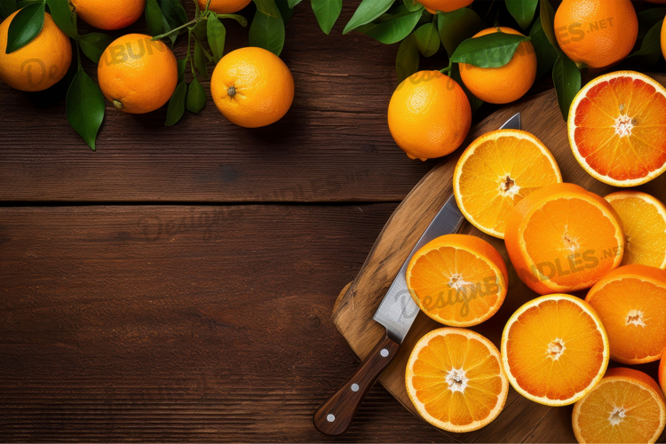 Oranges Clipart Image 23