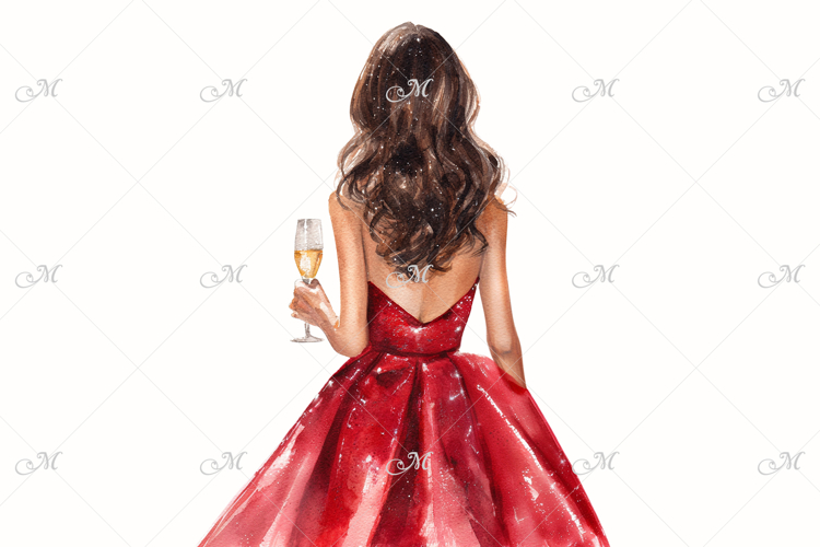 Bridesmaid Clipart Image 16