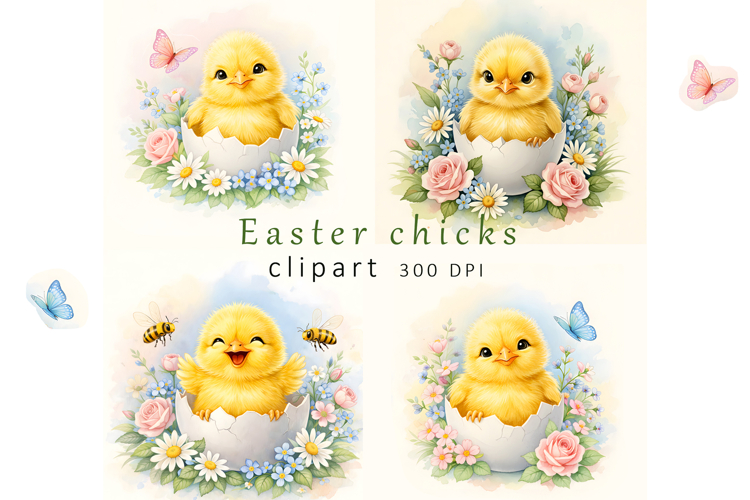 Easter Chick Clipart Image 3