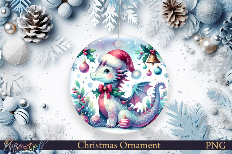 Christmas Ornament | Cute Animal | Holiday dino