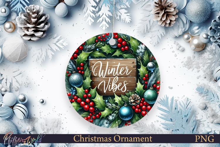 Christmas Ornament Sublimation Designs Image 19