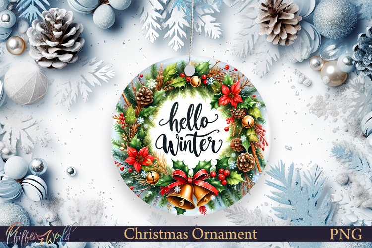 Christmas Ornament Sublimation Designs Image 20