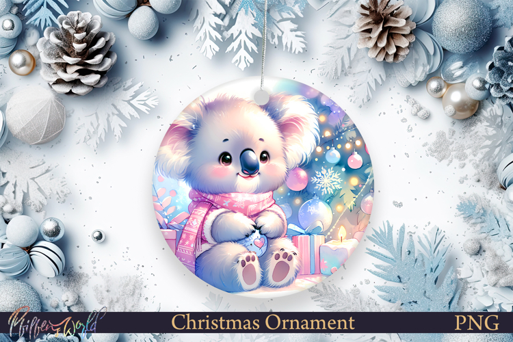 Christmas Ornament | Winter | Holiday koala