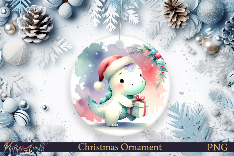 Christmas Ornament | Cute Animal | Dino