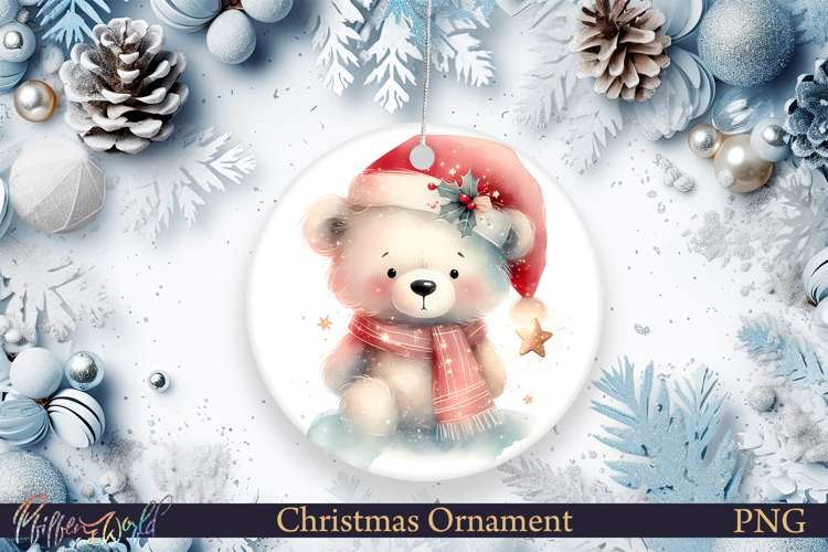 Christmas Ornament Sublimation Designs Image 2