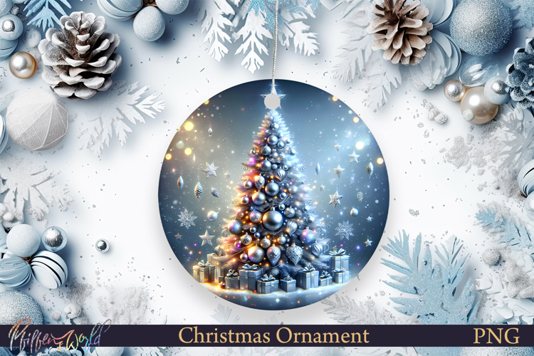 Christmas Ornament | Sparkling Christmas Tree PNG