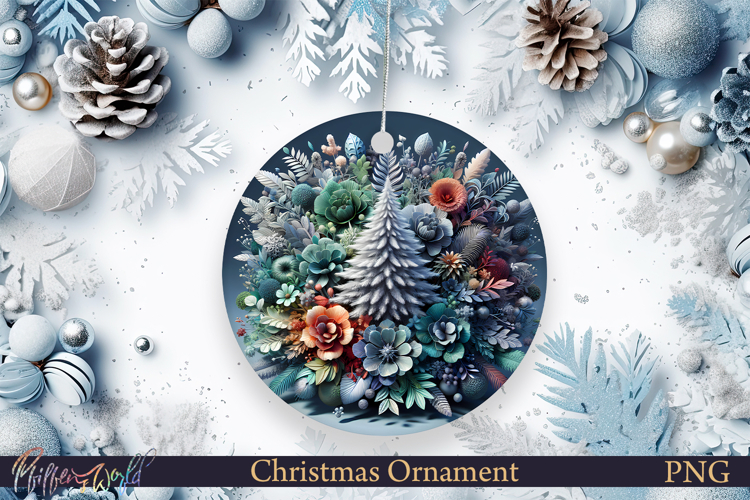 Christmas Ornament | Sparkling Christmas Tree Design