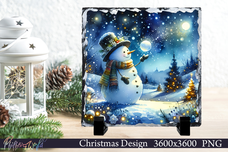 Christmas Design | Winter Slate | Snowman | Winter Magic