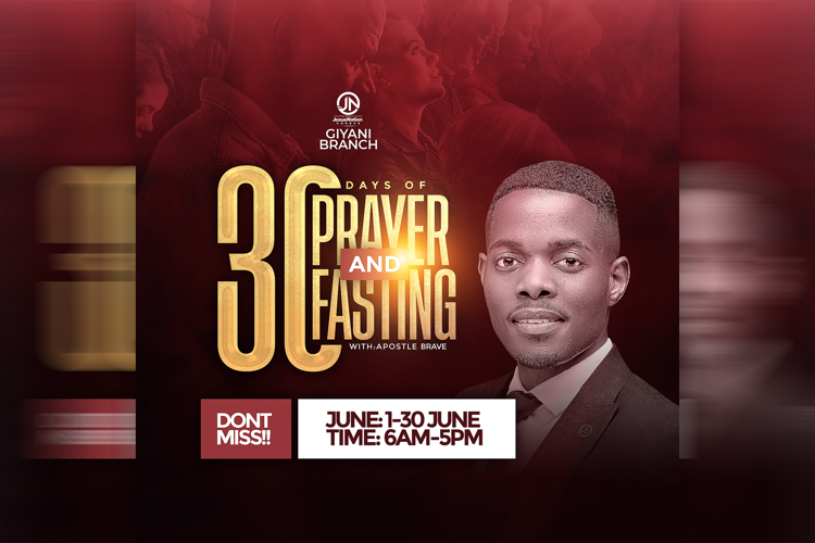 Prayer and Fasting Church flyer Template PSD