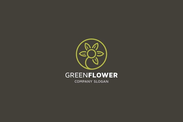 Green Flower Logo