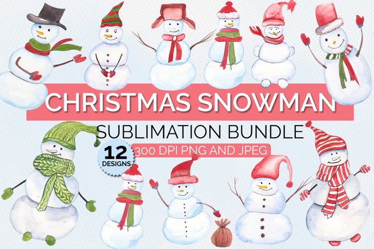 Christmas Snowman Clipart