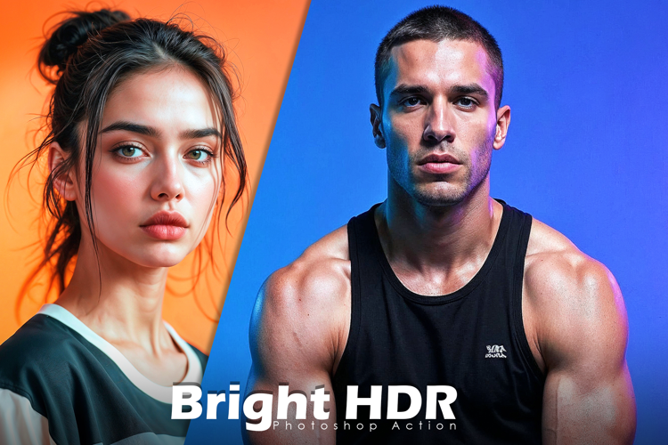 Bright HDR Photoshop Action