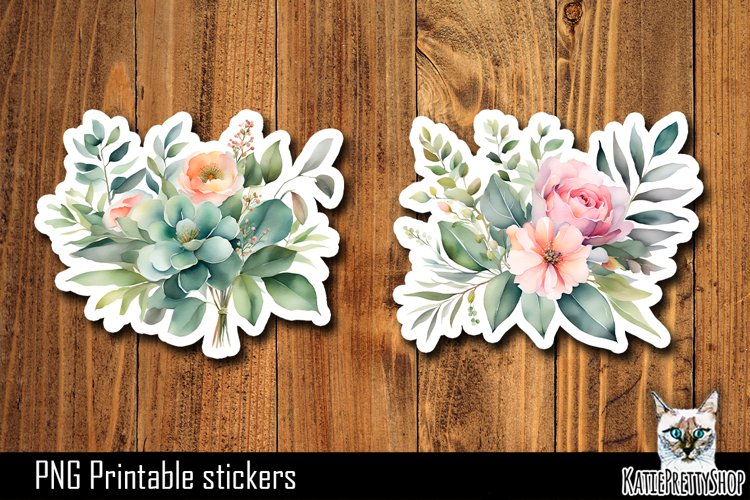 Flower Sticker Png Image 10