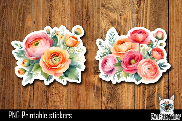 Flower Sticker Png Image 2