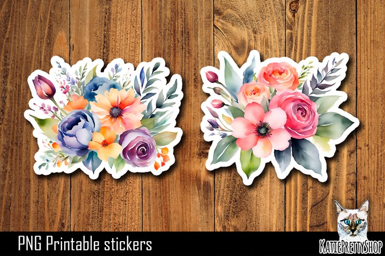 Flower Sticker Png Image 23