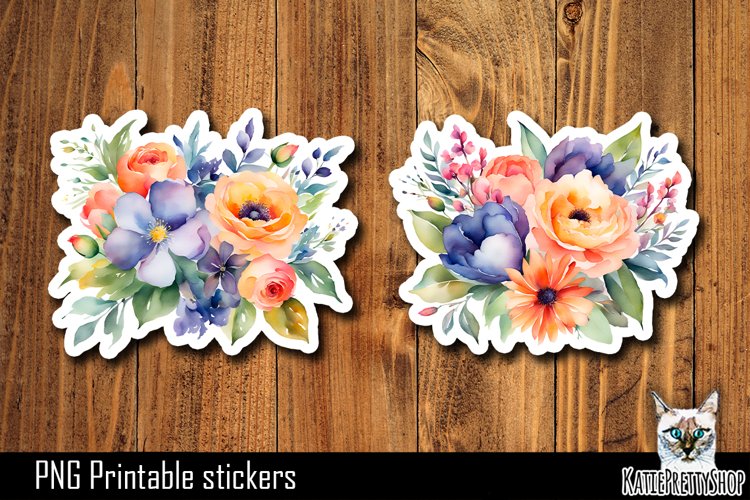 Flower Sticker Png Image 22