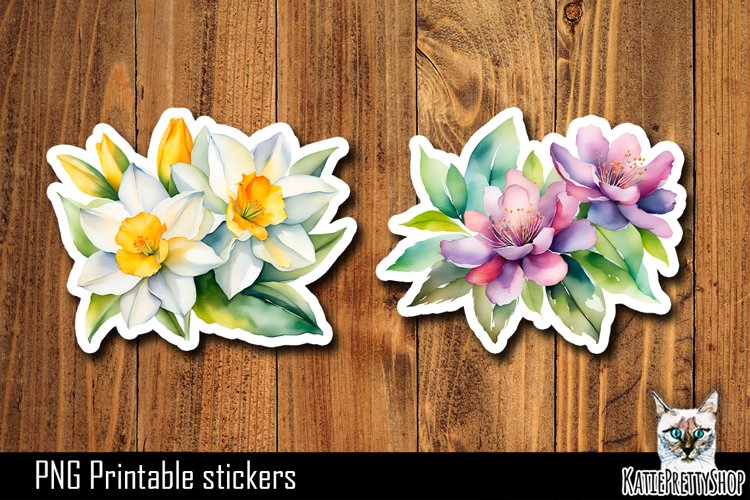 Flower Sticker Png Image 17