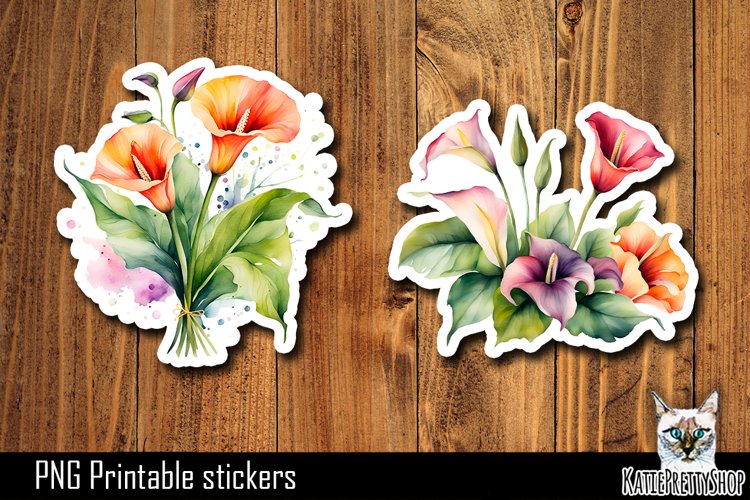 Flower Sticker Png Image 7