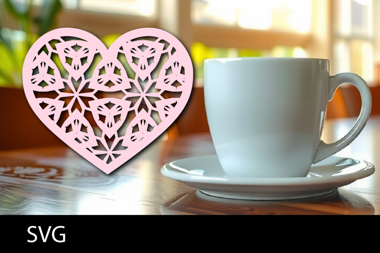 Flower Heart Svg Image 6