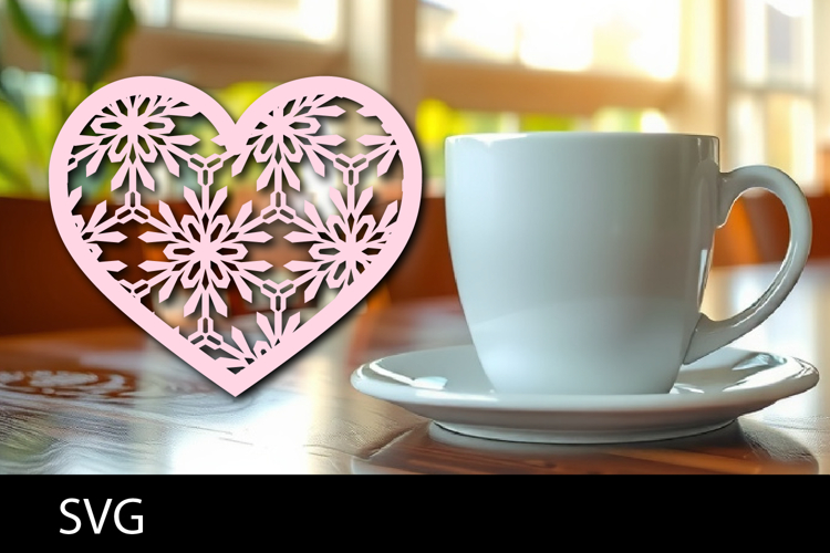 Flower Heart Svg Image 16