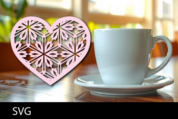 Flower Heart Svg Image 15