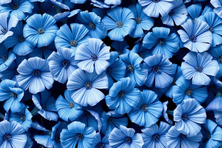 Blue Petals Field Background