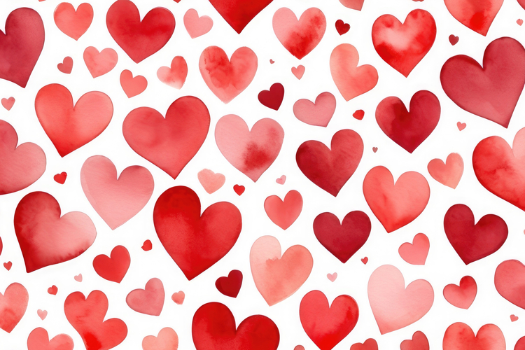 Pink Hearts Clipart Image 19