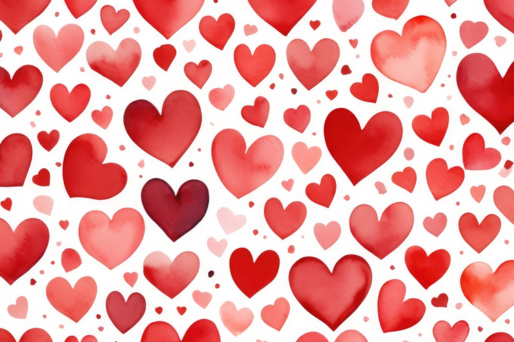 Pink Hearts Clipart Image 20