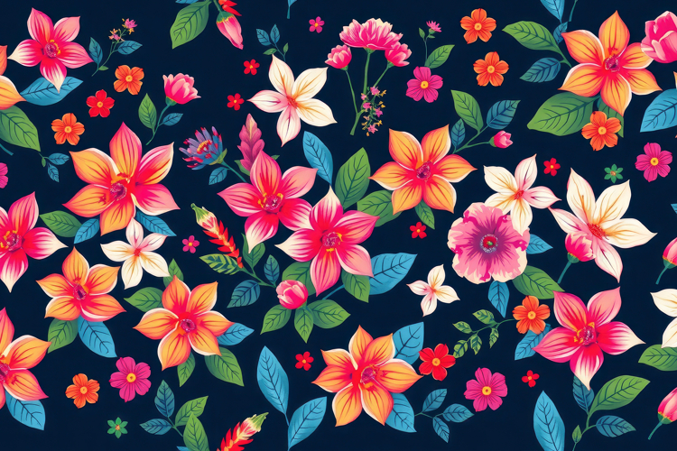 Colorful Floral Background