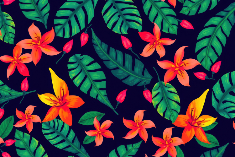 Jungle Leaves Clipart Image 7