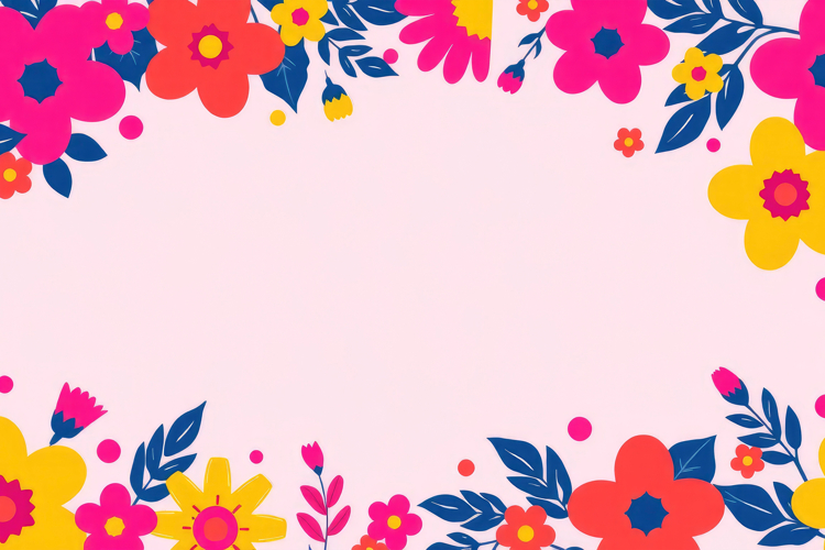 Flowers Border Clipart Image 23