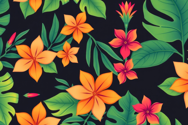 Jungle Leaves Clipart Image 8