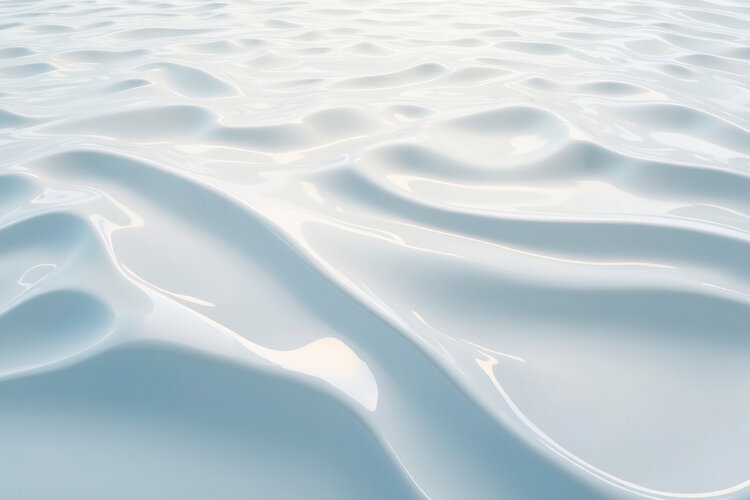 Blueish White Wavy Surface Background example image 1