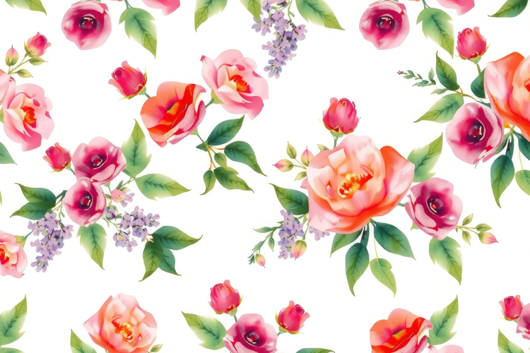 Pink Flowers Clipart Image 10