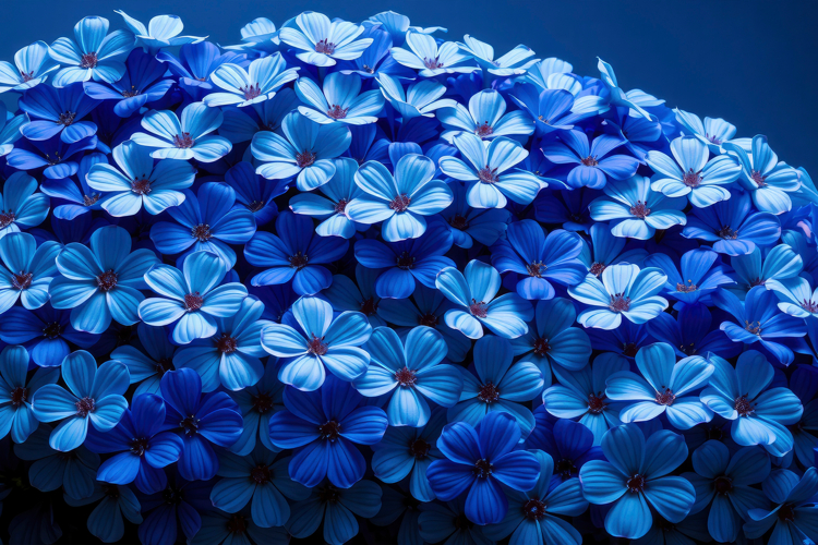 Blue Petals Field Background