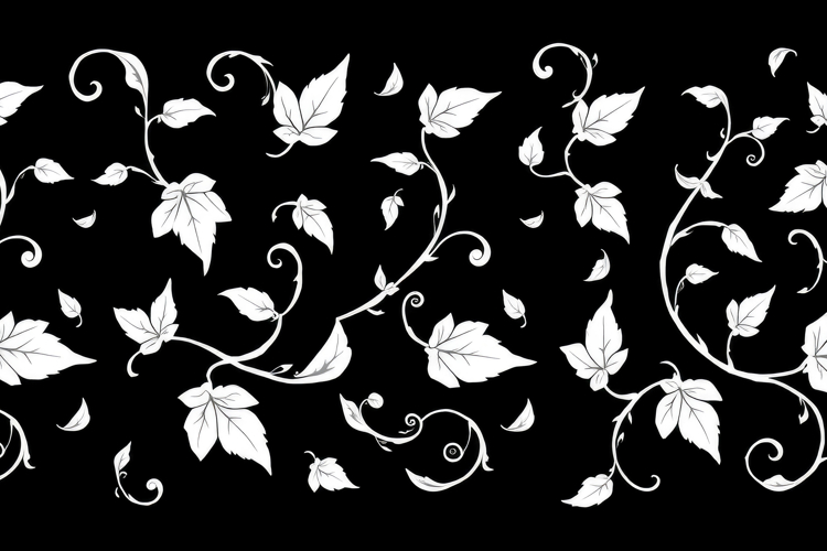 Black Vine Clipart Image 8