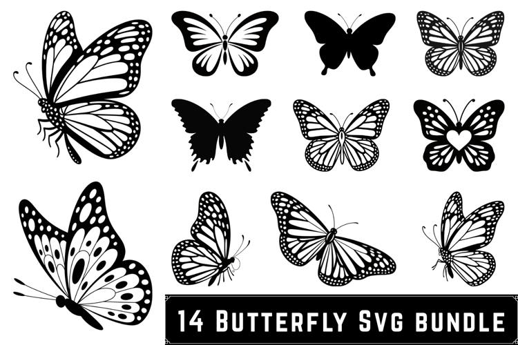 14 Butterfly SVG Bundle | SVG Cut files | Cricut