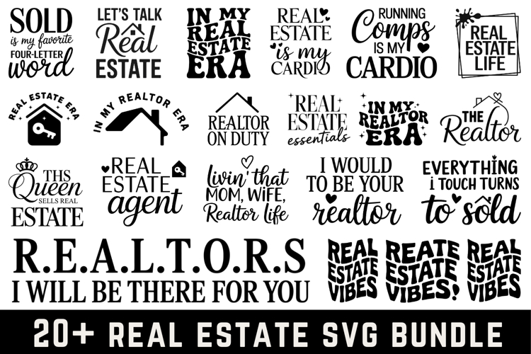 26 Real Estate Svg Bundle |Real Estate SVG Cut files |Cricut