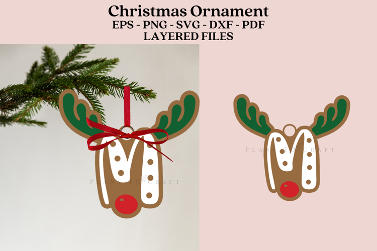 Christmas Alphabet Ornament Laser Cut SVG Files