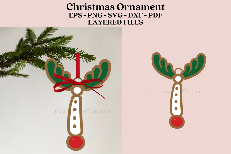 Christmas Alphabet Ornament Laser Cut SVG Files