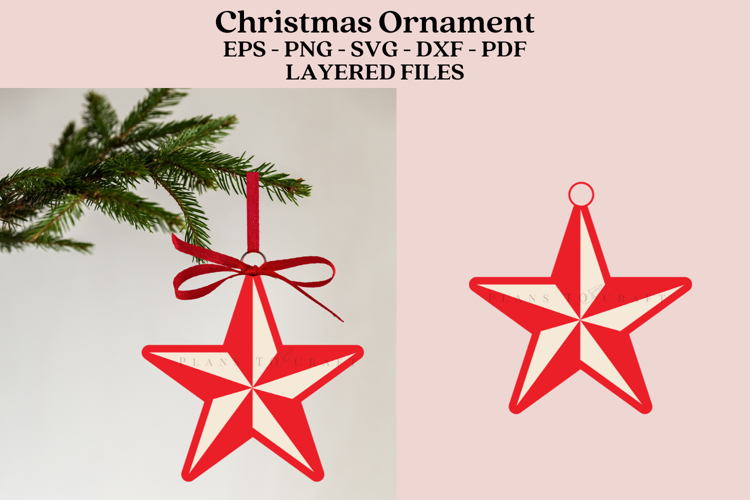 Christmas Ornament Laser Cut SVG Files