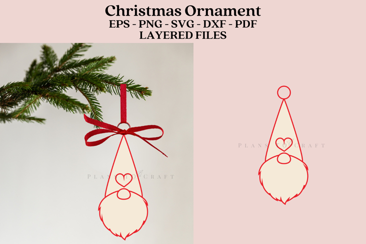 Christmas Ornament Laser Cut SVG Files